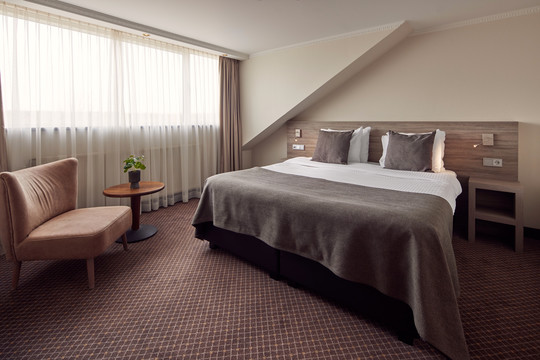 Familiekamer slaapkamer Van der Valk Hotel Cuijk - Nijmegen