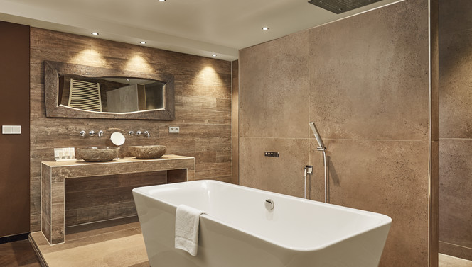 Badezimmer Jagdschloss-Suite van der valk hotel cuijk nijmegen
