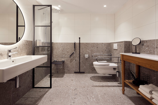 Mindervalide badkamer van der valk Hotel Cuijk Nijmegen